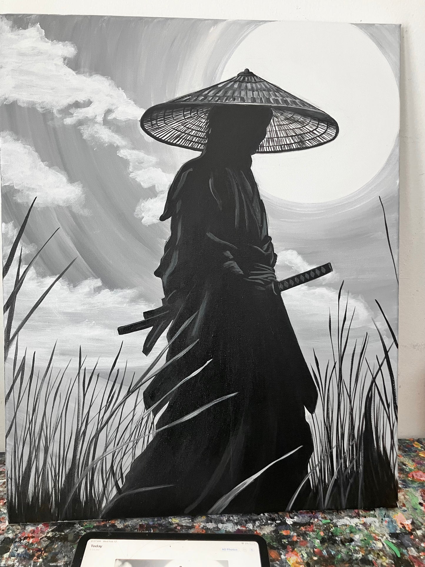 Samurai original painting