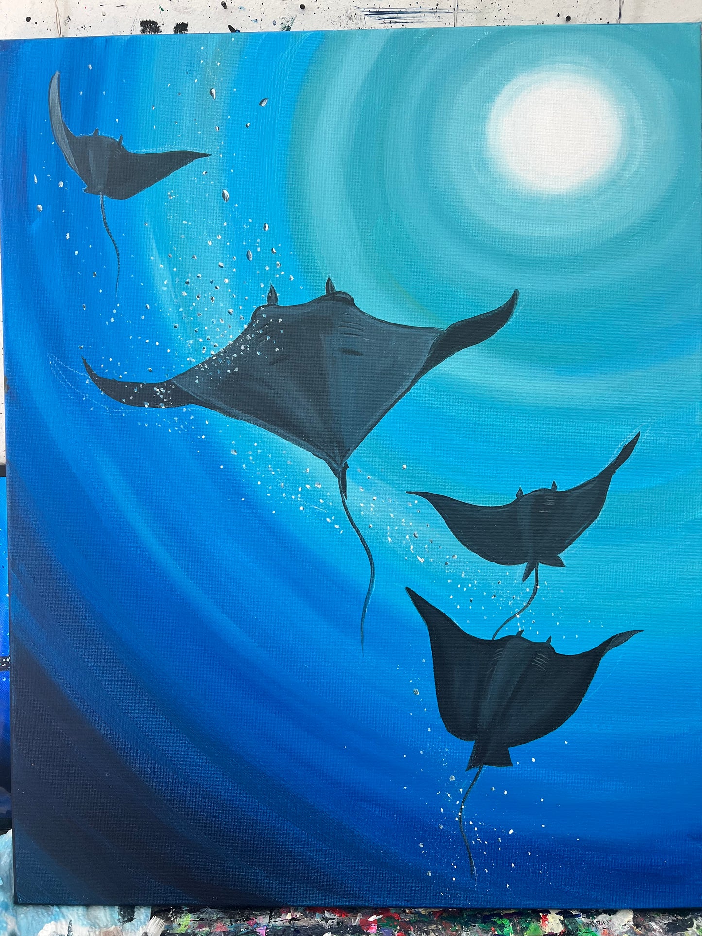 Manta Ray Artwork