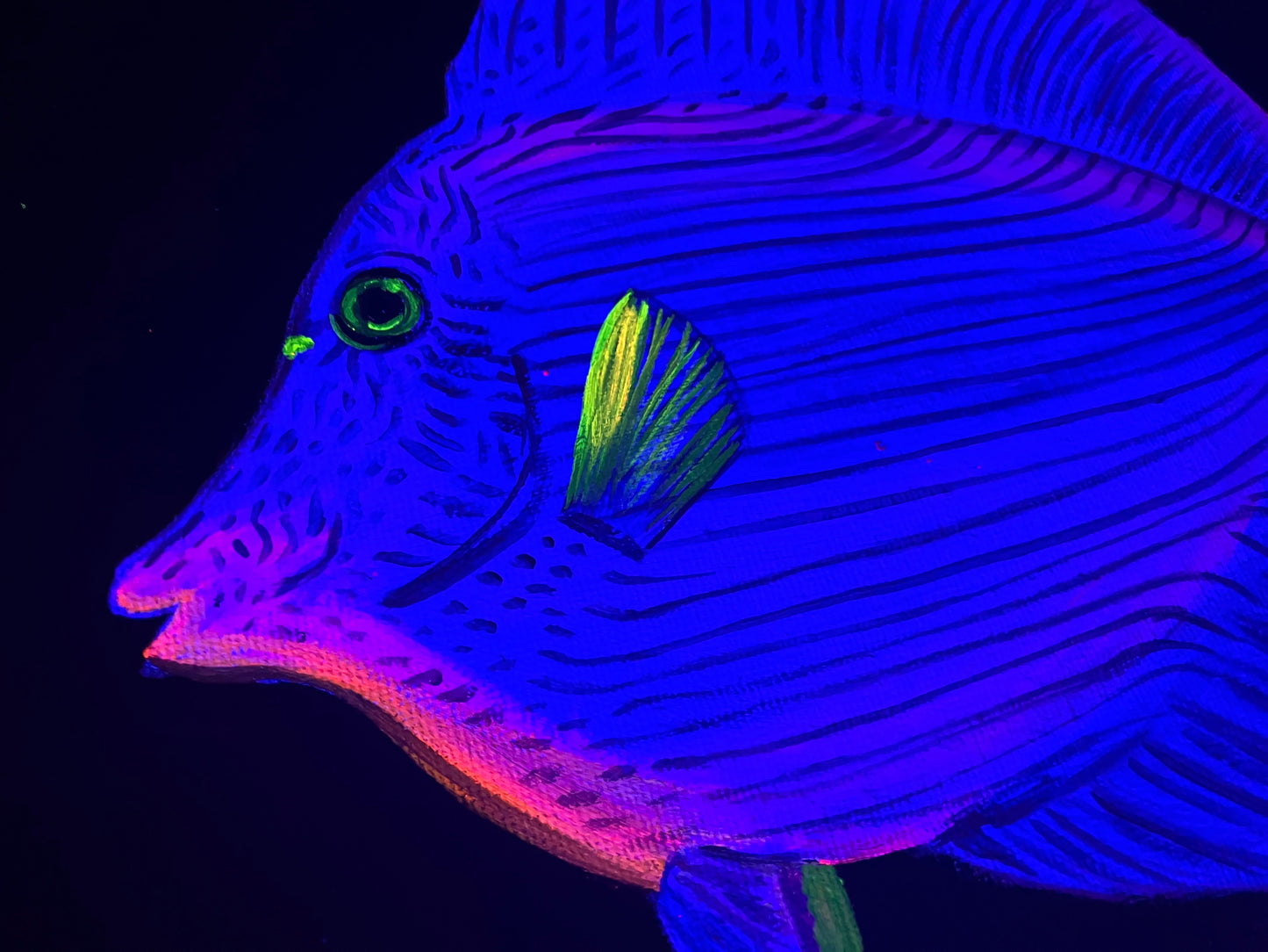 Purple gem tang original black light painting