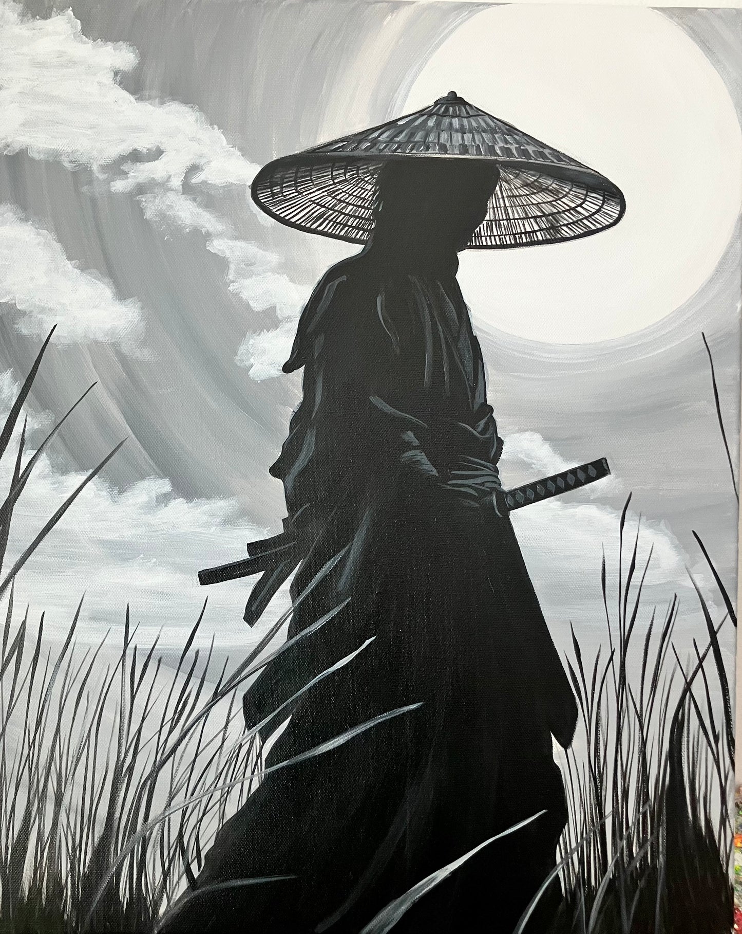 Samurai original painting