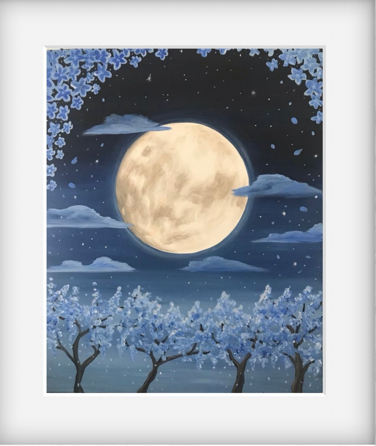 Japanese cherry blossom artwork