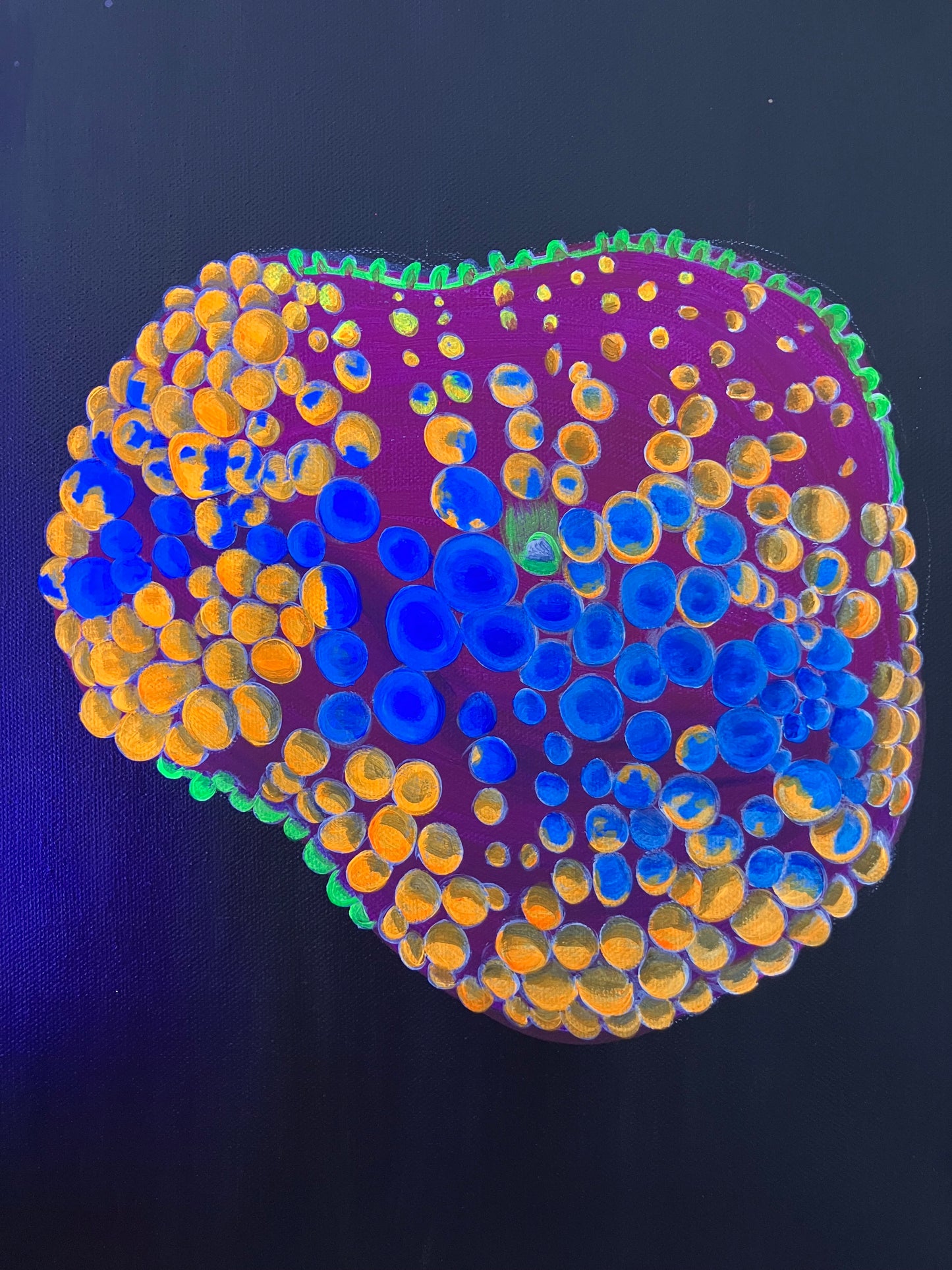 Original bounce mushroom painting