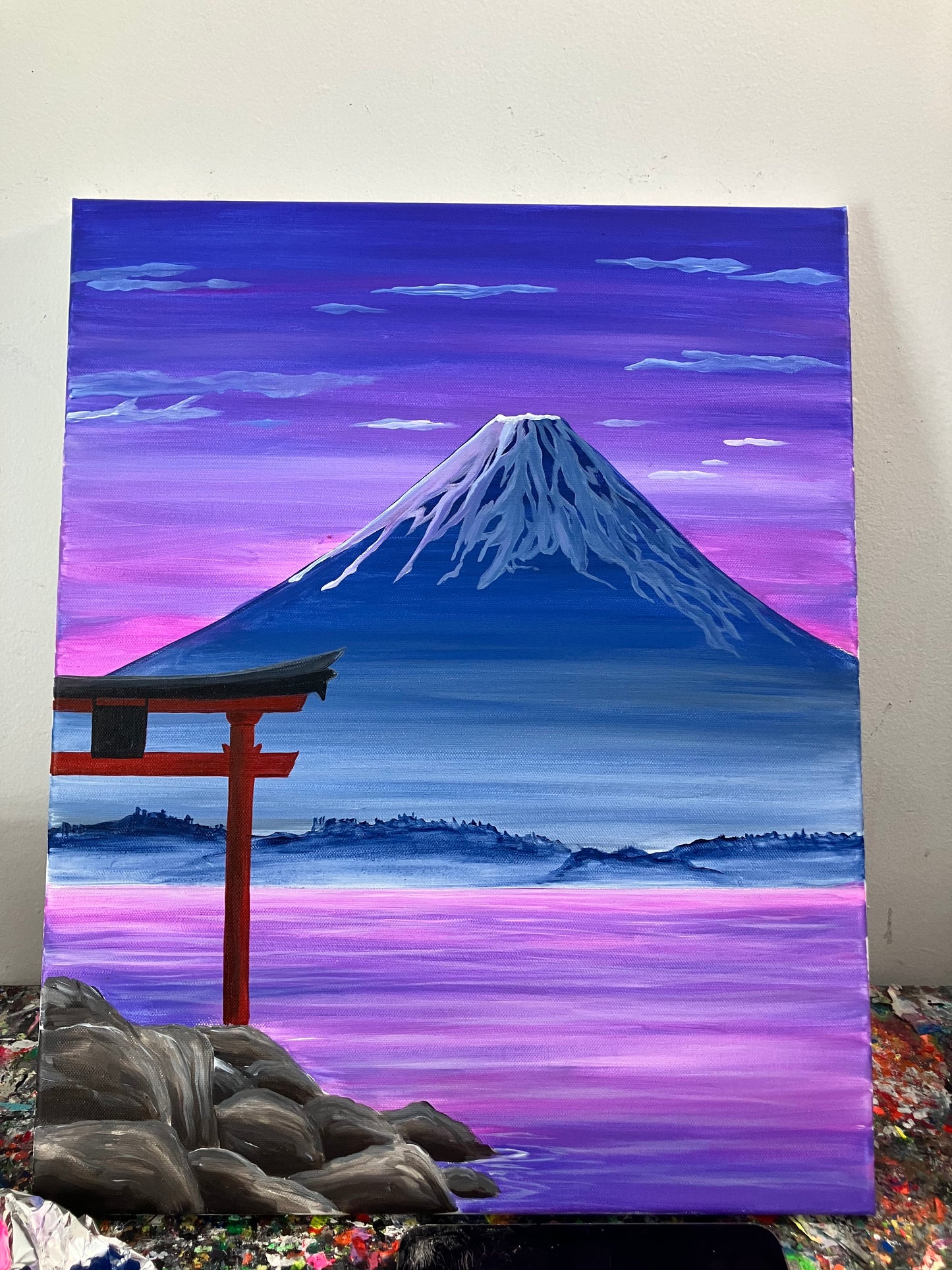 Mount Fuji Japanese painting