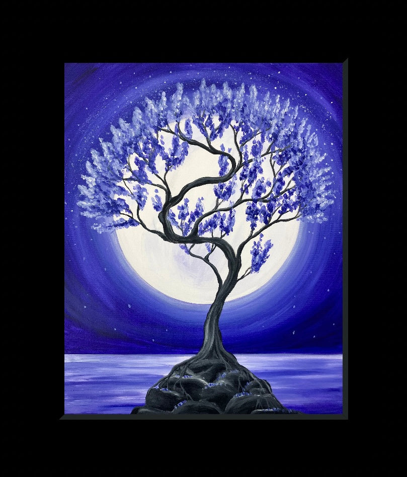 Bonsai tree painting