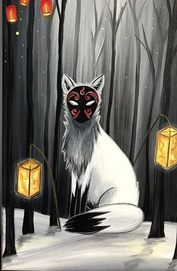 Japanese Kitsune art