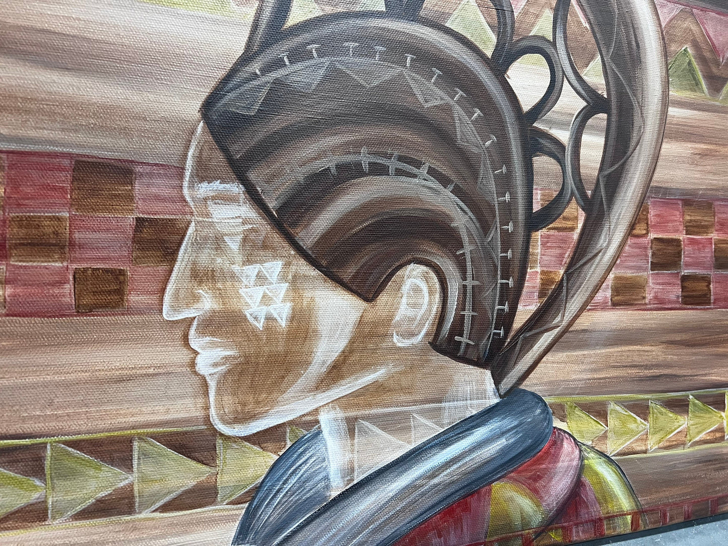 Kalani’opu’u Hawaiian war chief art