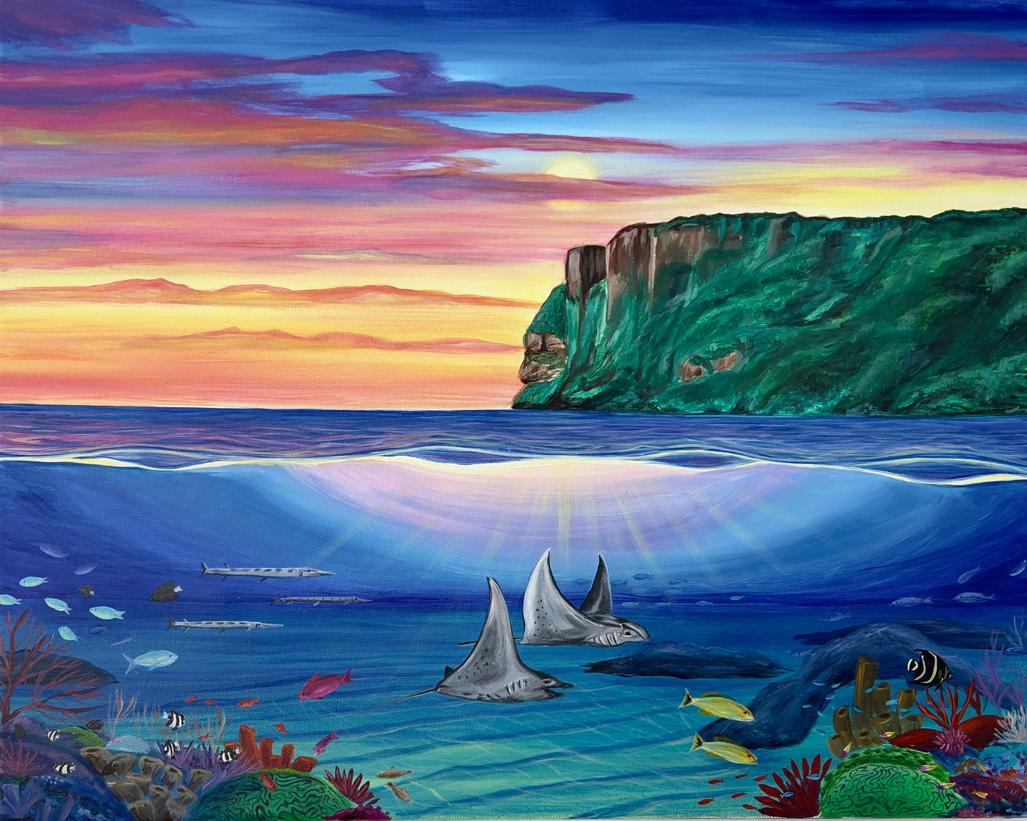 Puntan dos amantes art guam