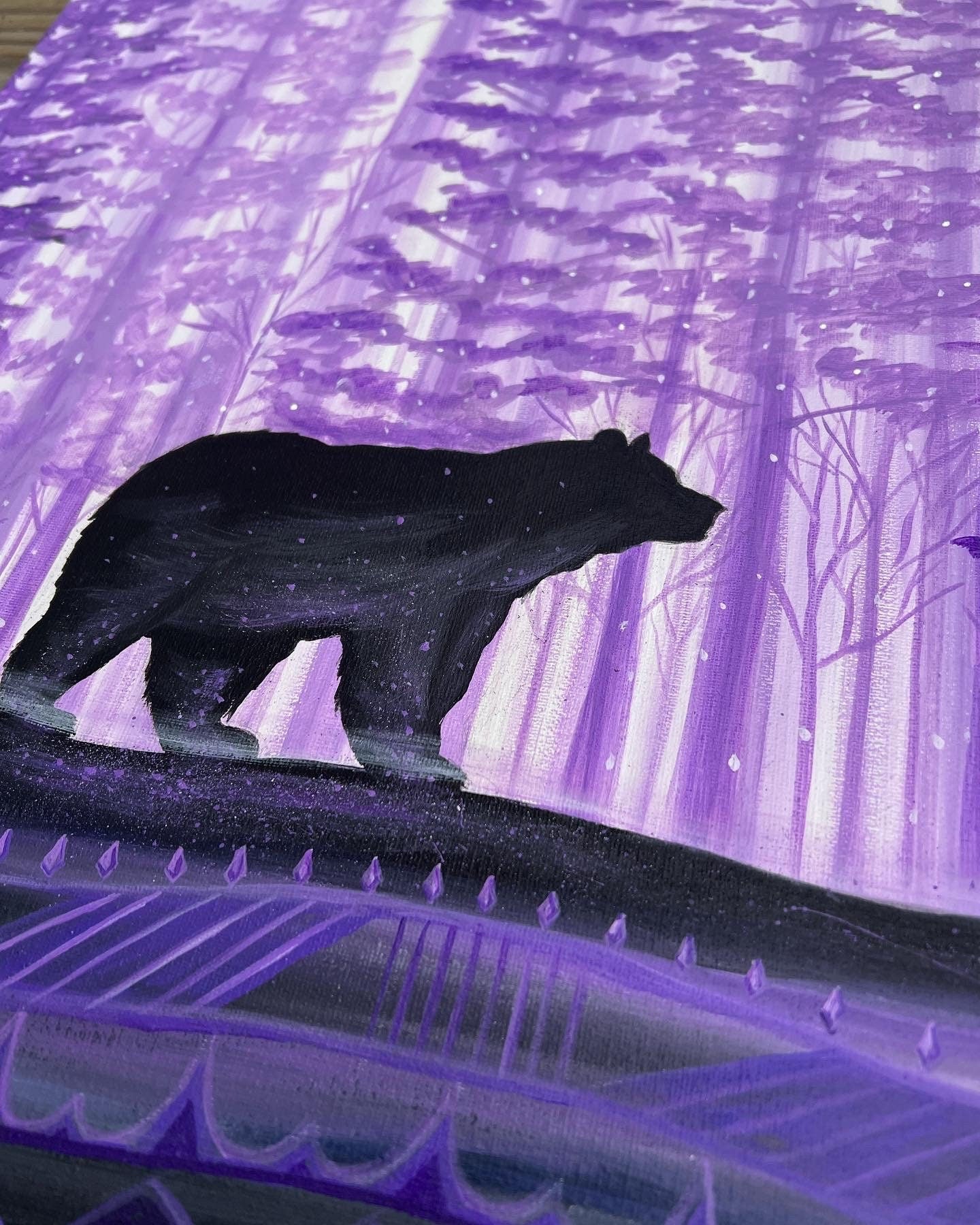 Mohawk bear clan side view