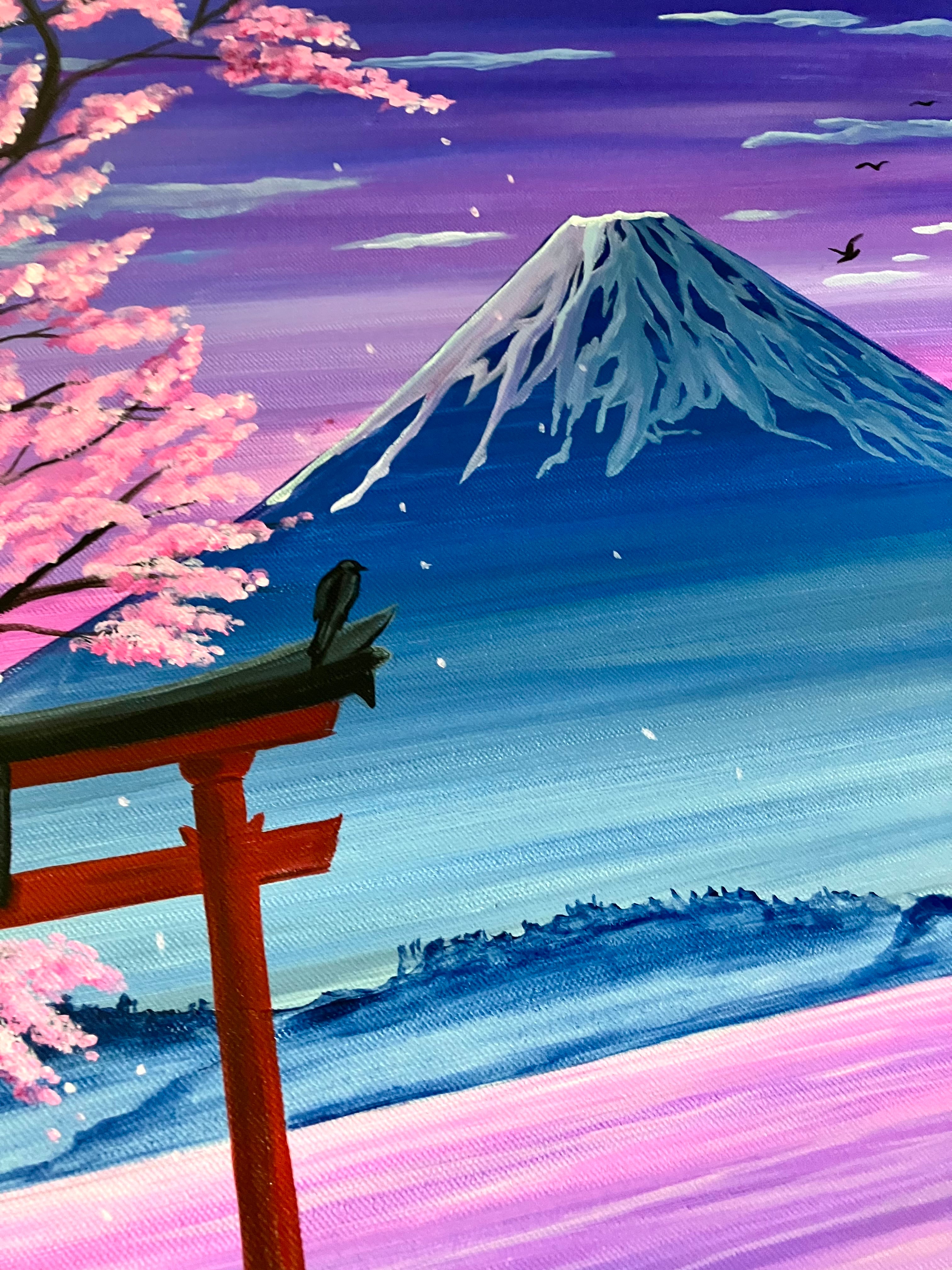 Mount Fuji Japanese painting