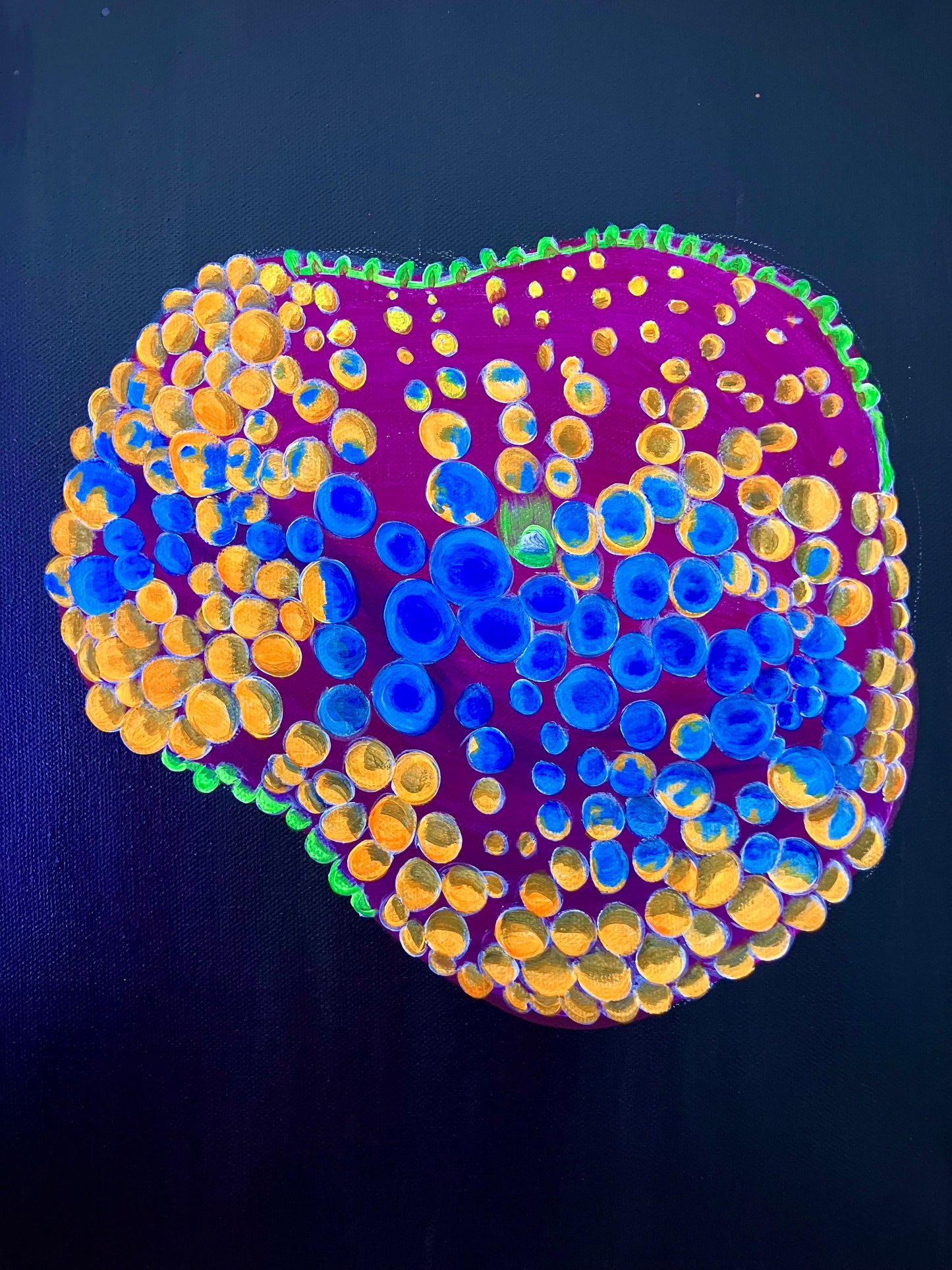 Original bounce mushroom painting