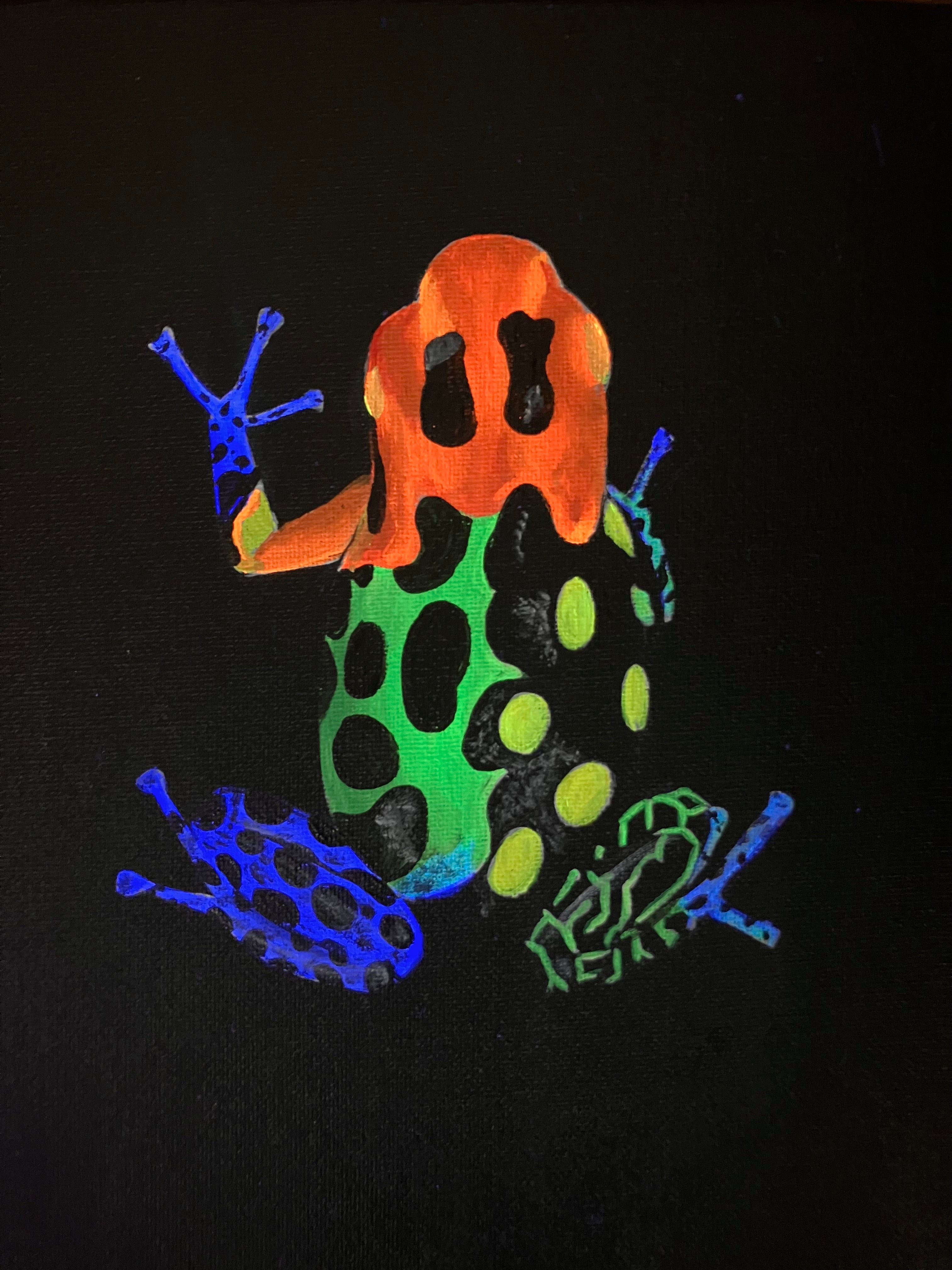 Dart frog painting