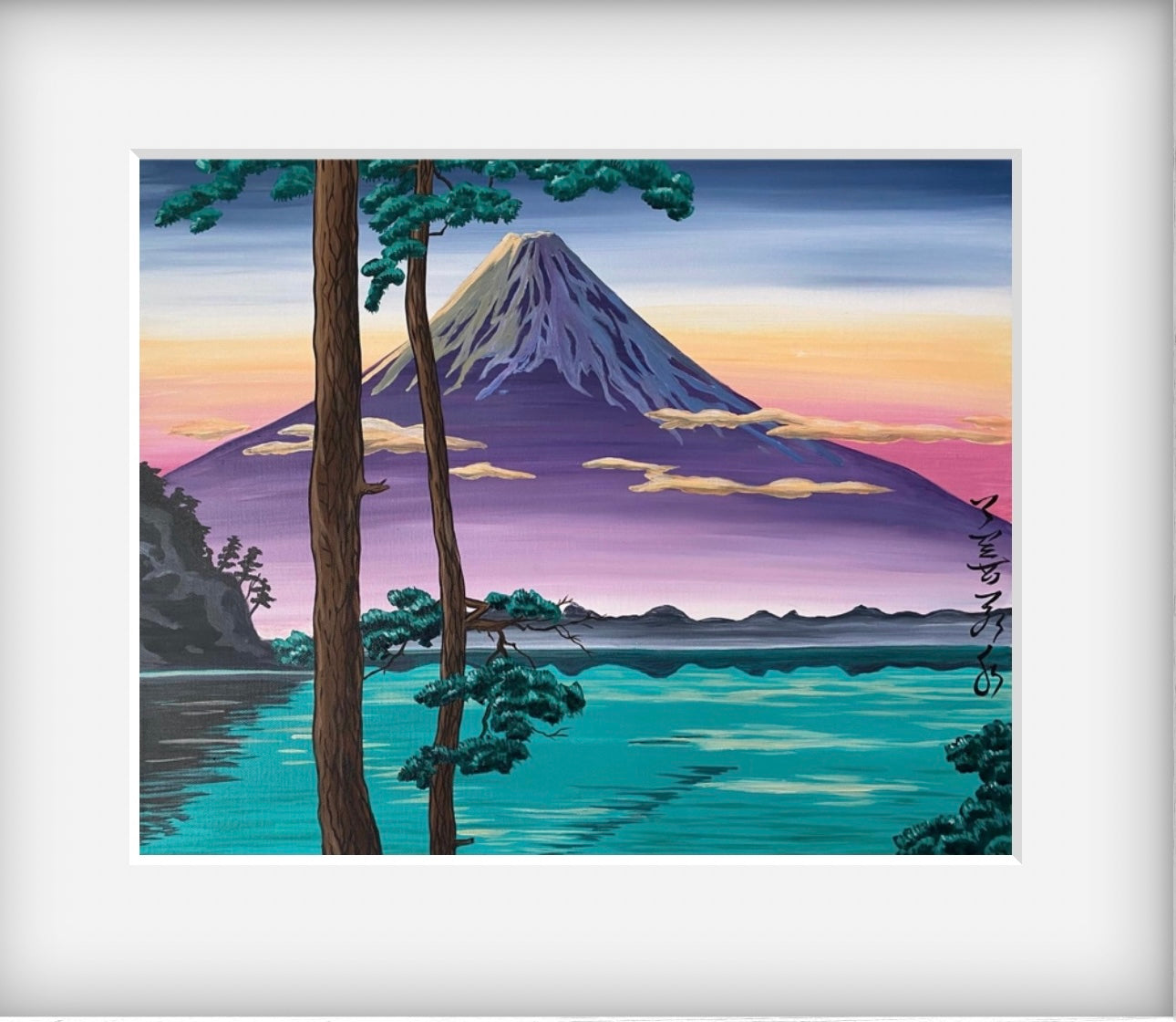 Mount Fuji art print