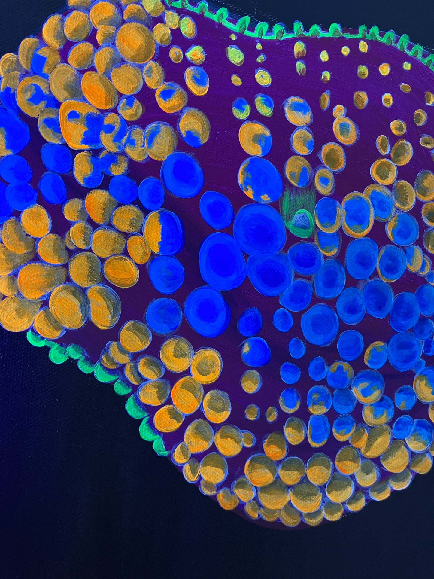 Original bounce mushroom painting