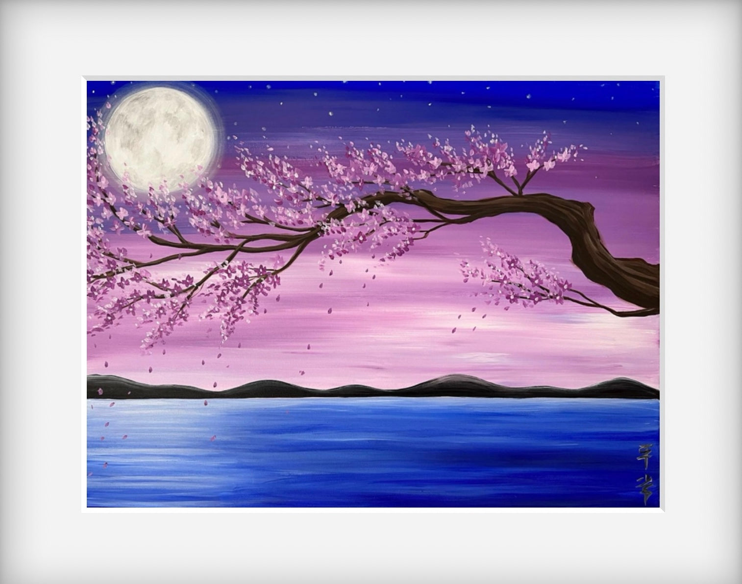 Cherry blossom art print