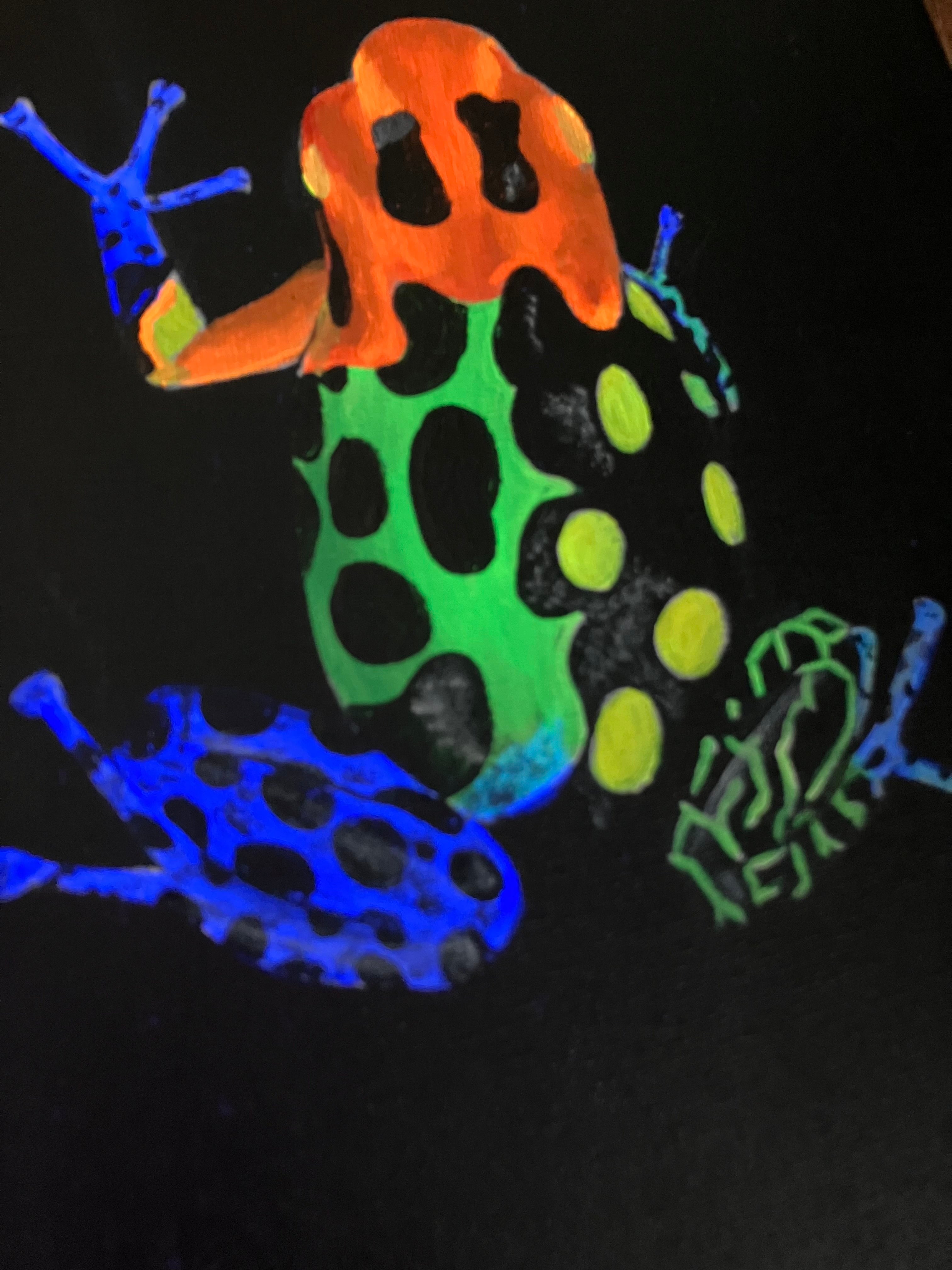 Dart frog painting
