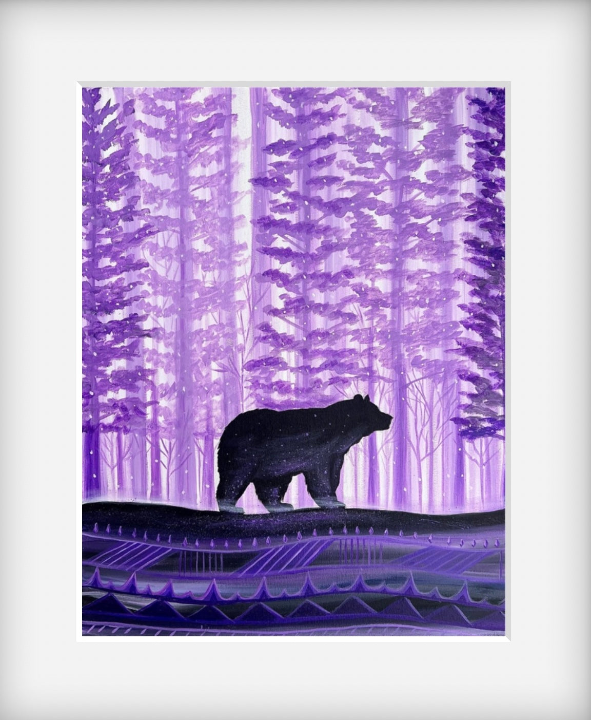 Mohawk bear clan art print