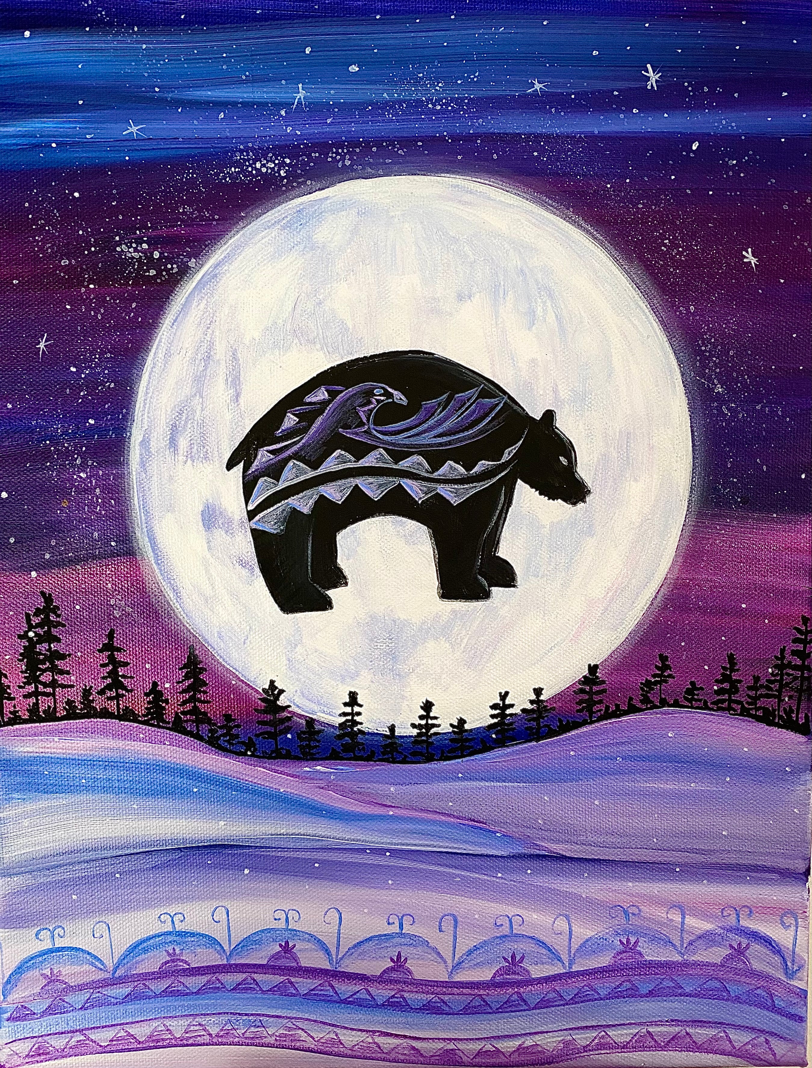Mohawk bear clan art Iroquois 