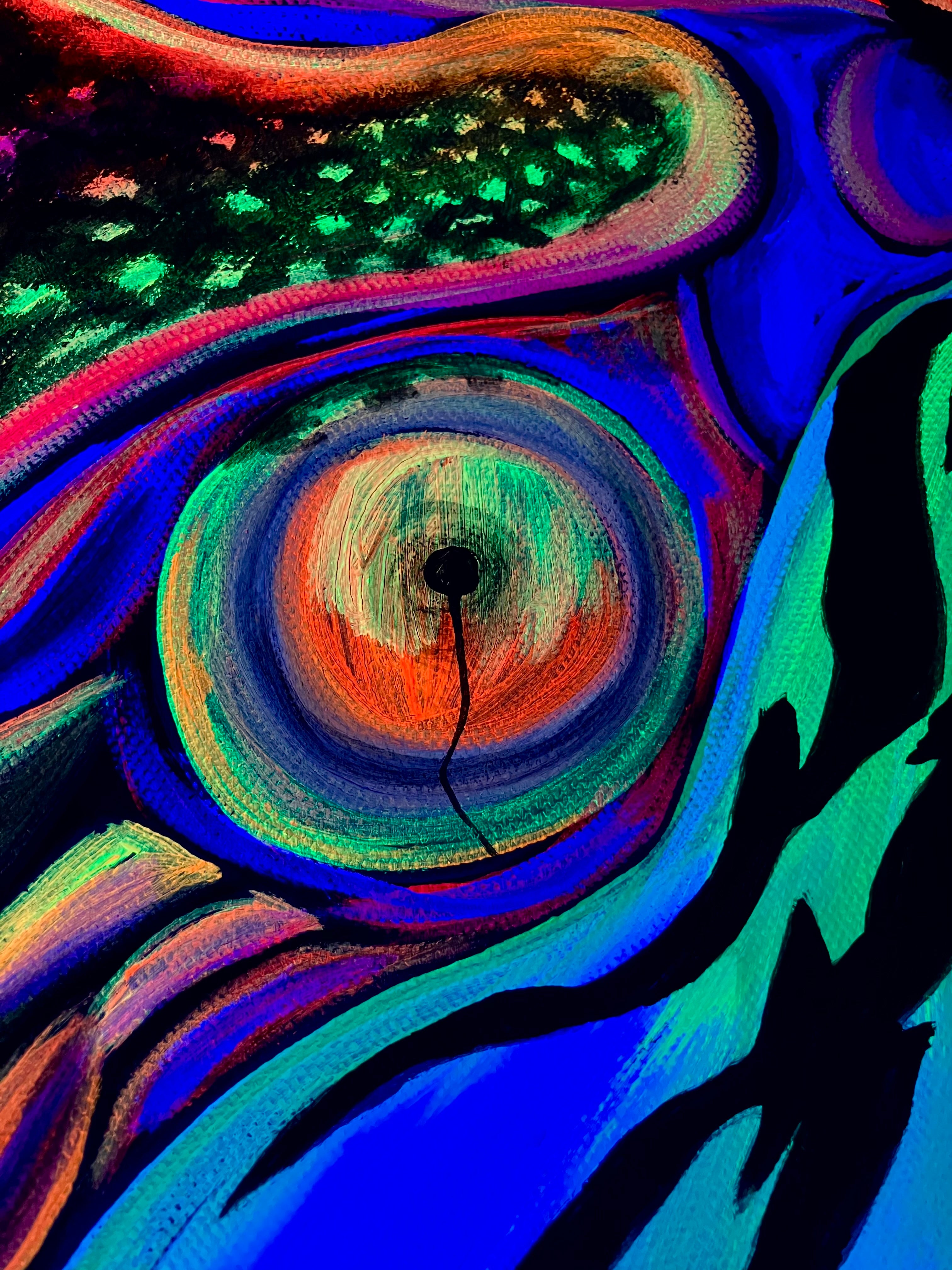 Deep sea Nautilus painting