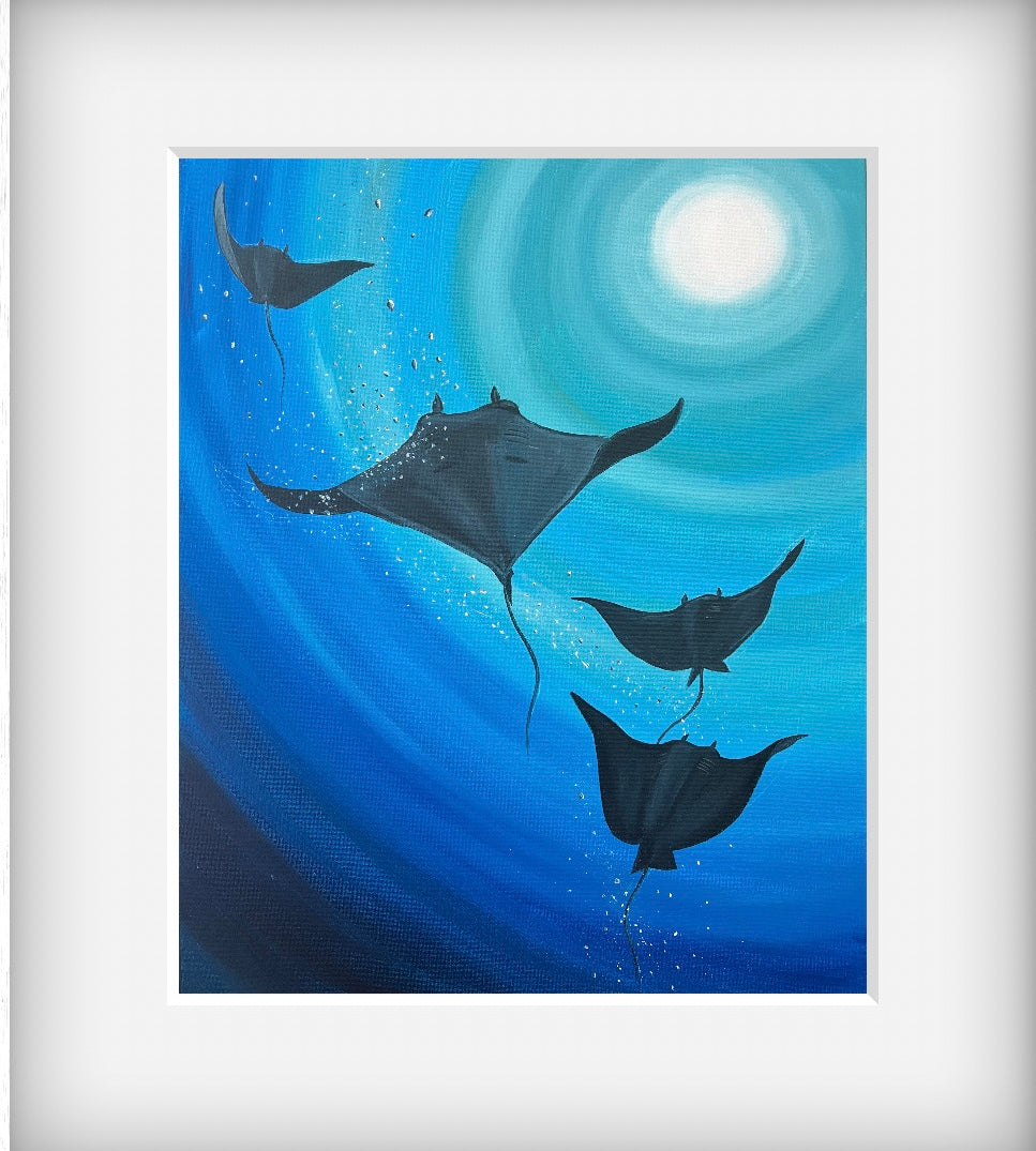 Manta Ray Artwork