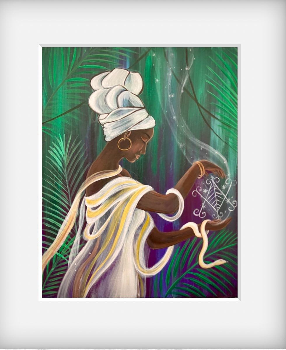 Mambo Ayizan art print