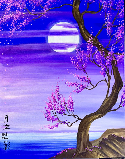 Cherry Blossom painting Japanese 