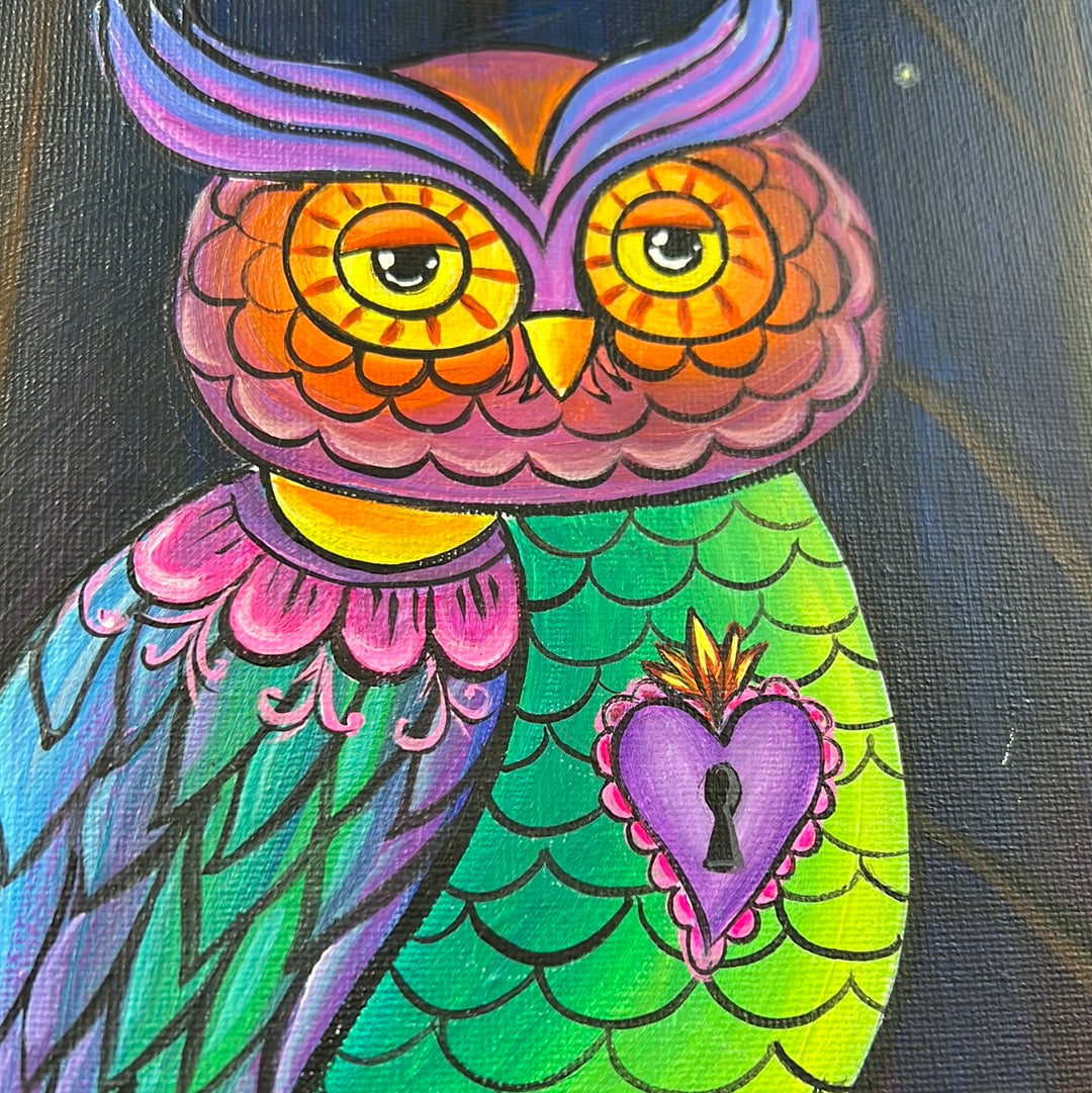 Mexican folk art owl