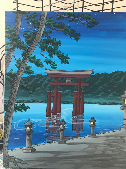 Japanese Torii art 