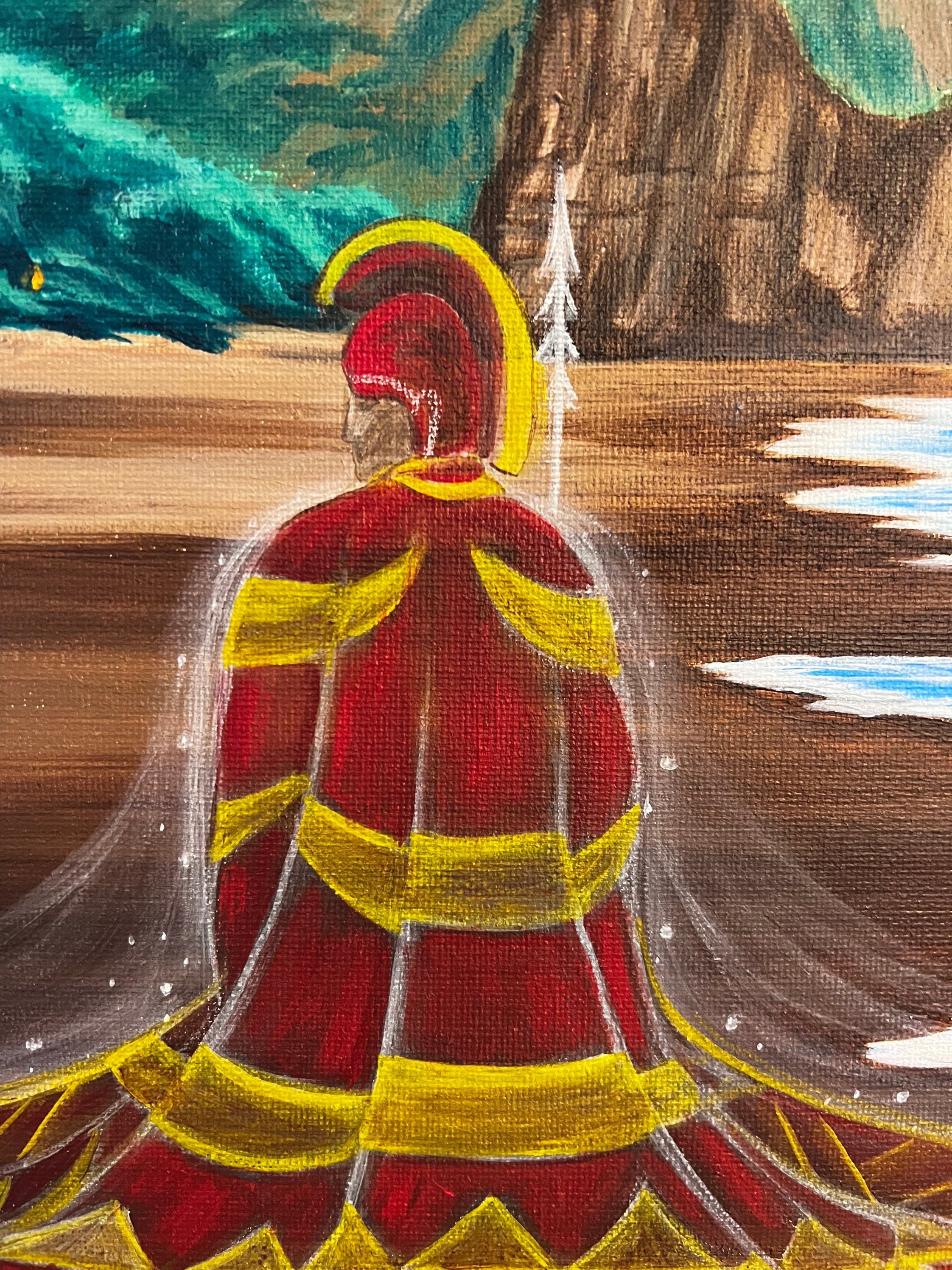 King Liloa Hawaiian art up close